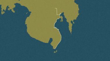 Davao del Sur, Filipinler, çıkarıldı. Desen