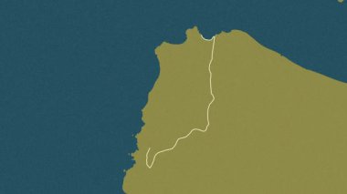 Ilocos Norte, Filipinler, çıkarıldı. Desen