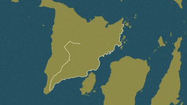 Iloilo, Filipinler, çıkarıldı. Desen