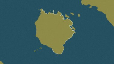 Marinduque, Filipinler, çıkarıldı. Desen