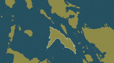 Masbate, Filipinler, çıkarıldı. Desen