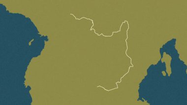 Kuzey Cotabato, Filipinler, çıkarılmış. Desen