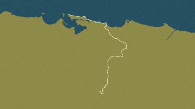 San Juan, Porto Riko, çıkarıldı. Desen