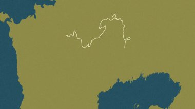 Kalmyk, Rusya, çıkarıldı. Desen