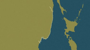 Primorye, Rusya, çıkarıldı. Desen