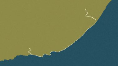 Doğu Burnu, Güney Afrika, çıkarılmış. Desen