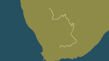 Kuzey Burnu, Güney Afrika, çıkarılmış. Desen