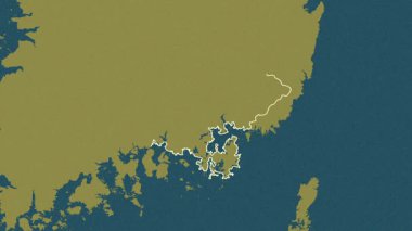Gyeongsangnam-do, Güney Kore, çıkarıldı. Desen
