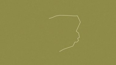 Kuzey Bahr-el-Ghazal, Güney Sudan, çıkarıldı. Desen