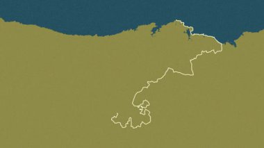 Cantabria, İspanya, çıkarıldı. Desen