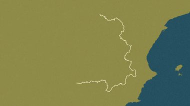 Castilla-La Mancha, İspanya, çıkarıldı. Desen