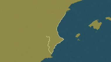 Comunidad Valenciana, İspanya, çıkarıldı. Desen