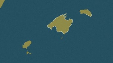 Islas Baleares, İspanya, çıkarıldı. Desen