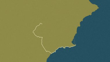 İspanya 'nın Murcia bölgesi boşaltıldı. Desen