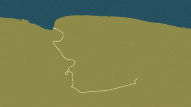 Commewijne, Surinam, çıkarıldı. Desen