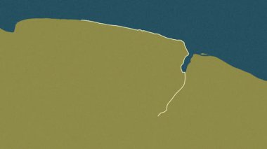 Marowijne, Surinam, çıkarıldı. Desen