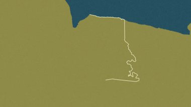 Nickerie, Surinam, çıkarıldı. Desen