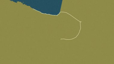 Paramaribo, Surinam, çıkarıldı. Desen