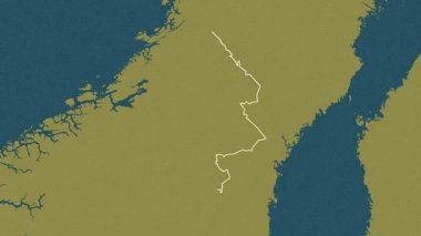 Jamtland, İsveç, çıkarıldı. Desen