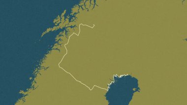 Norrbotten, İsveç, çıkarıldı. Desen