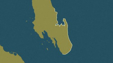 Zanzibar Güney ve Merkez, Tanzanya, çıkarıldı. Desen