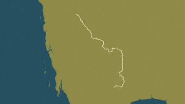 Kanchanaburi, Tayland, çıkarıldı. Desen