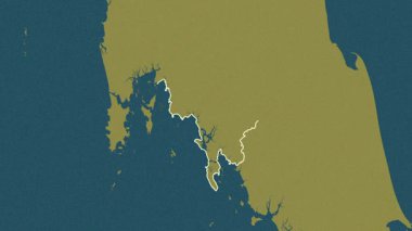 Krabi, Tayland, çıkarıldı. Desen