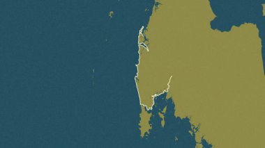 Phangnga, Tayland, çıkarıldı. Desen