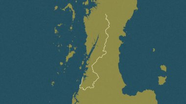 Ranong, Tayland, çıkarıldı. Desen