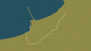 Fortin Noktası, Trinidad ve Tobago, çıkarıldı. Desen