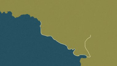 İspanya Limanı, Trinidad ve Tobago, tahliye edildi. Desen