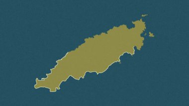 Tobago, Trinidad ve Tobago, çıkarıldı. Desen