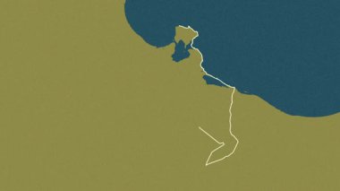 Medenine, Tunus, çıkarıldı. Desen