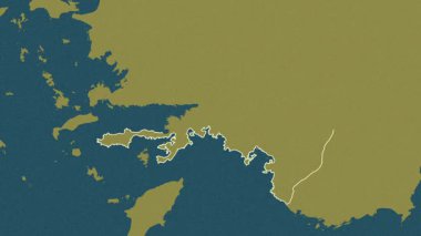 Mugla, Türkiye, Türkiye çıkarıldı. Desen