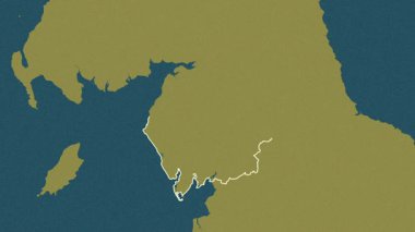 Cumbria, İngiltere - Büyük Britanya, çıkarıldı. Desen