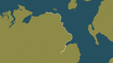 Antrim, Kuzey İrlanda, çıkarıldı. Desen