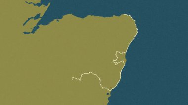 Aberdeenshire, İskoçya - Büyük Britanya, çıkarıldı. Desen