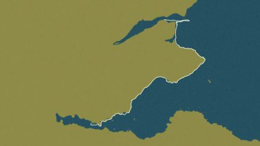 Fife, İskoçya - Büyük Britanya, çıkarıldı. Desen