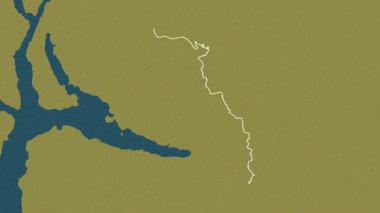 Batı Dunbartonshire, İskoçya - Büyük Britanya, çıkarıldı. Desen