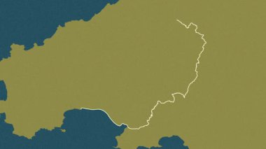 Carmarthenshire, Galler - Büyük Britanya, çıkarıldı. Desen