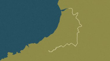 Ceredigion, Galler - Büyük Britanya, çıkarıldı. Desen