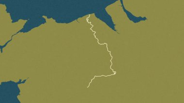 Denbighshire, Galler - Büyük Britanya, çıkarıldı. Desen