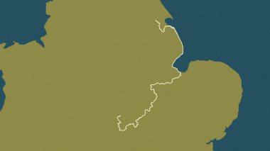 Doğu Midlands, Birleşik Krallık, çıkarıldı. Desen