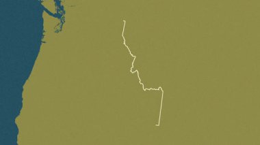 Idaho, Birleşik Devletler, çıkarıldı. Desen