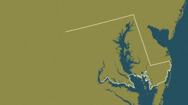 Maryland, Birleşik Devletler, çıkarıldı. Desen