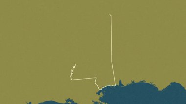 Mississippi, Birleşik Devletler, çıkarıldı. Desen