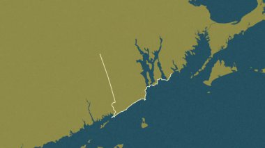 Rhode Island, Birleşik Devletler, çıkarıldı. Desen