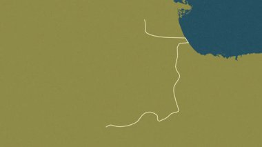 Yaracuy, Venezuela, çıkarıldı. Desen