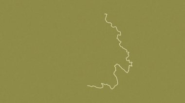 Lao Cai, Vietnam, çıkarıldı. Desen