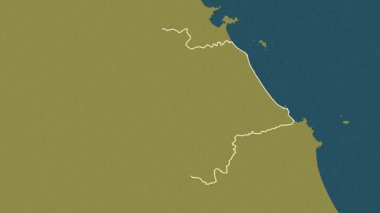 Quang Nam, Vietnam, çıkarıldı. Desen